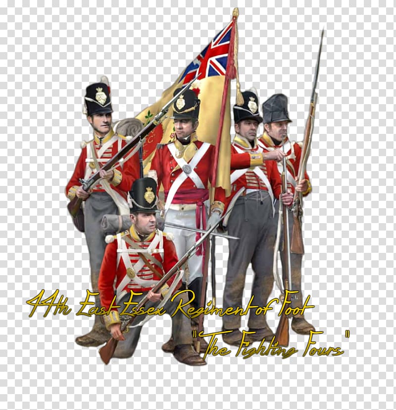 44th (East Essex) Regiment of Foot Napoleonic Wars Line infantry, Soldier transparent background PNG clipart