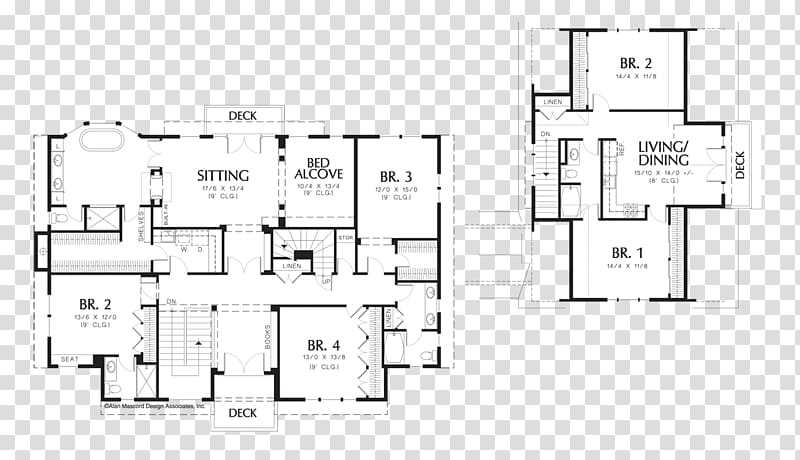 Floor plan House plan, a roommate on the upper floor transparent background PNG clipart