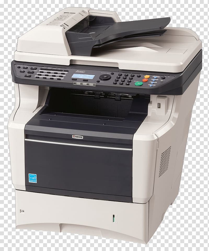 Multi-function printer Kyocera copier Printing, printer transparent background PNG clipart
