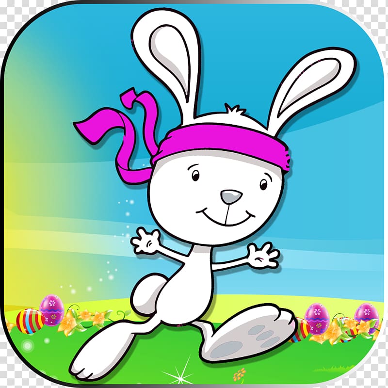 Rabbit Easter Bunny Easter egg Endless Runner Adventure, easter bunny transparent background PNG clipart