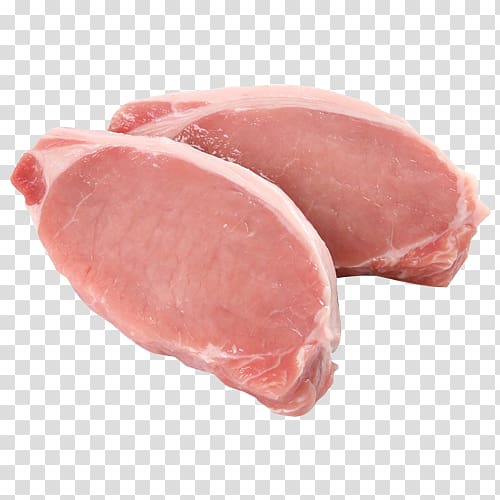 Domestic pig Pork chop Pork loin Meat chop, steak transparent background PNG clipart