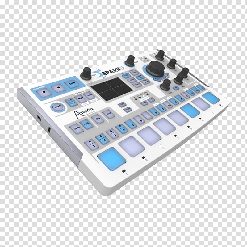 Arturia SparkLE Drum machine Sound Synthesizers Electronic Musical Instruments, musical instruments transparent background PNG clipart