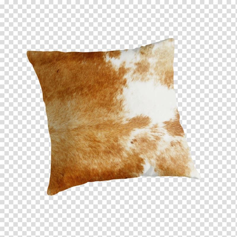 Throw Pillows Cushion Leather Cowhide, pillow transparent background PNG clipart