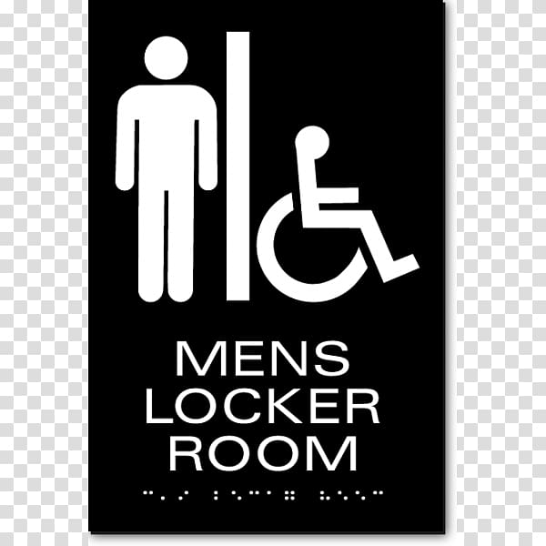 Accessible toilet ADA Signs Americans with Disabilities Act of 1990 Disability Unisex public toilet, Locker room transparent background PNG clipart