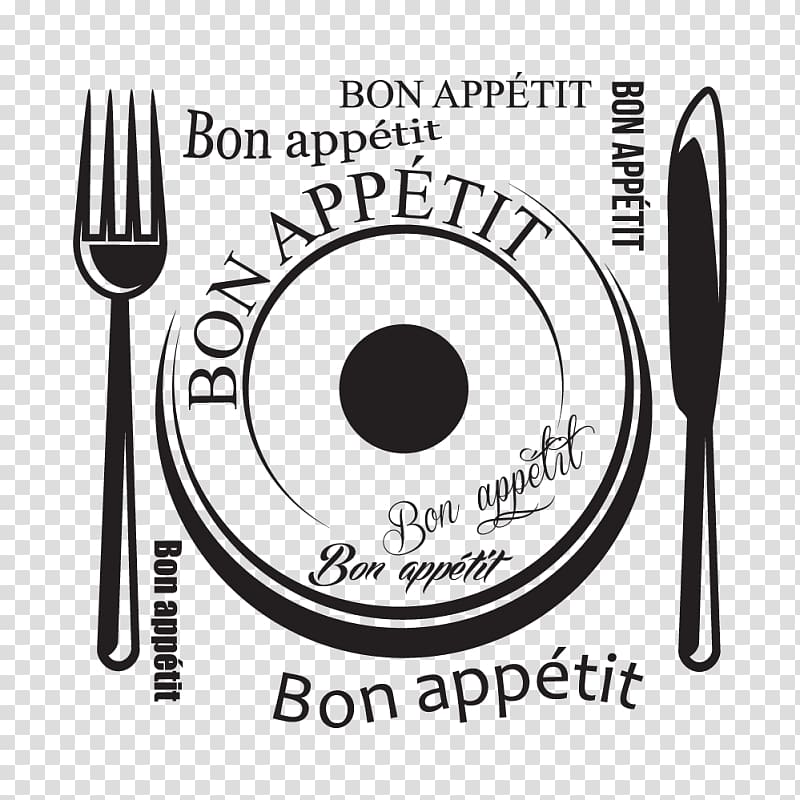 Logo Brand Product Cutlery Font, bon appetit transparent background PNG clipart