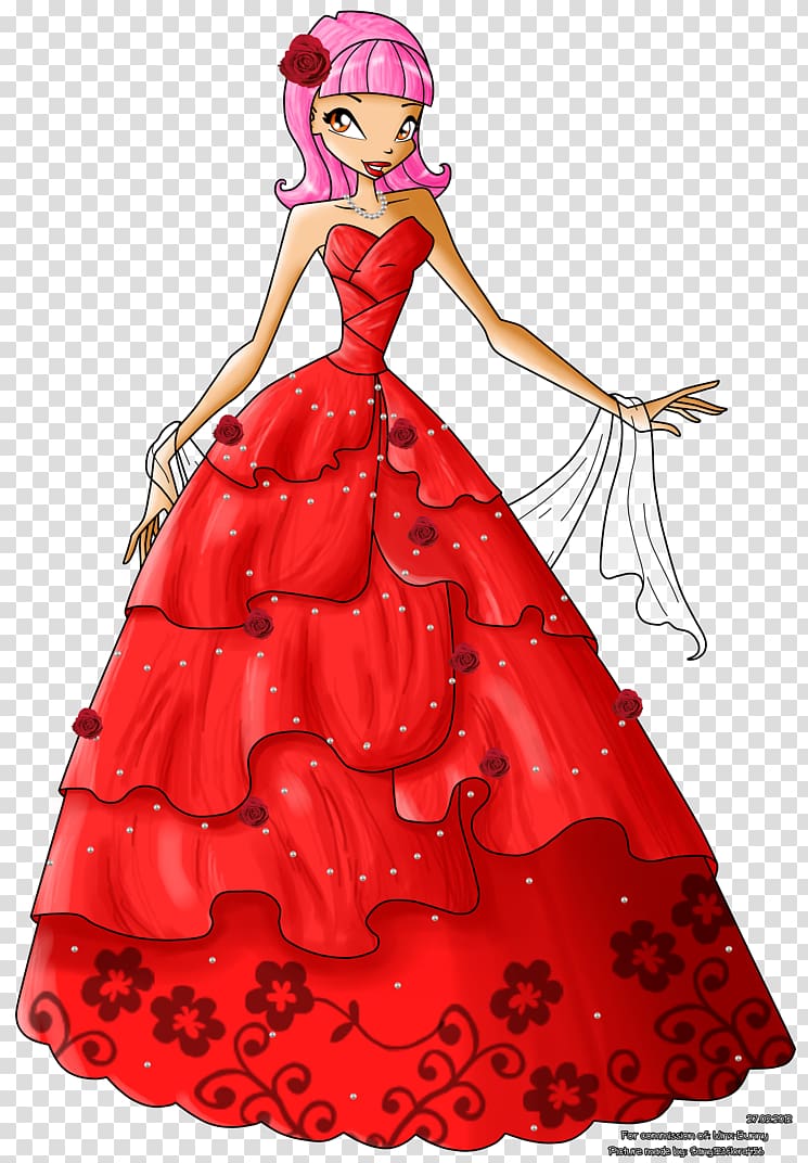 Stella Ball gown Bloom Roxy, ball gown transparent background PNG clipart