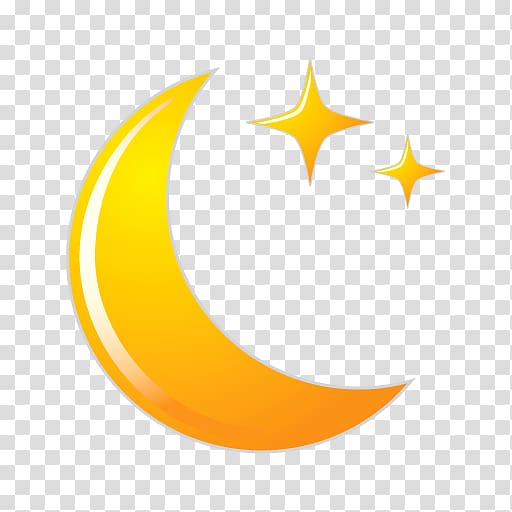 yellow moon illustration, Moon Crescent Icon, moon transparent background PNG clipart