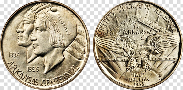 Dime Quarter Dollar coin Susan B. Anthony dollar, Half Dollar transparent background PNG clipart