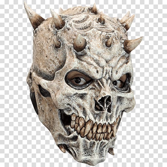 Halloween costume Mask Demon Devil, mask transparent background PNG clipart