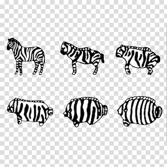 Zebra Graphic design, Gradient zebra transparent background PNG clipart