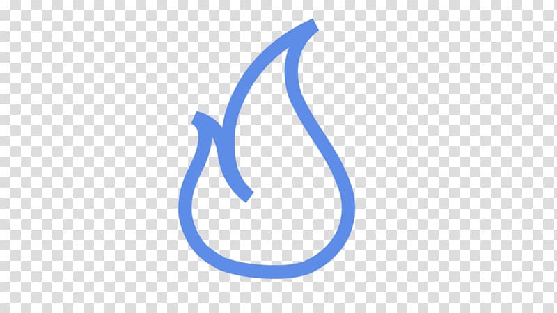 Symbol Logo Crescent Brand, blue fire transparent background PNG clipart