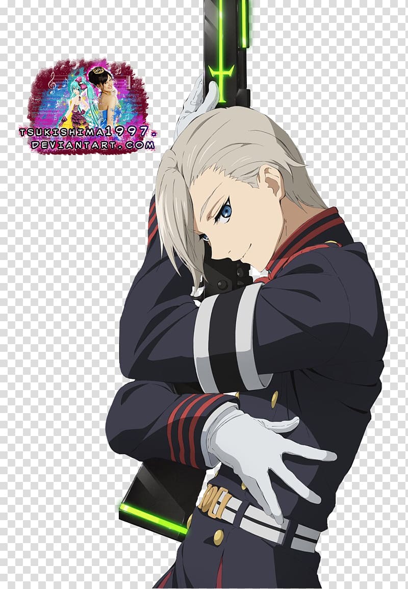 Seraph of the End Anime Shinya and Guren Love, shou transparent background PNG clipart