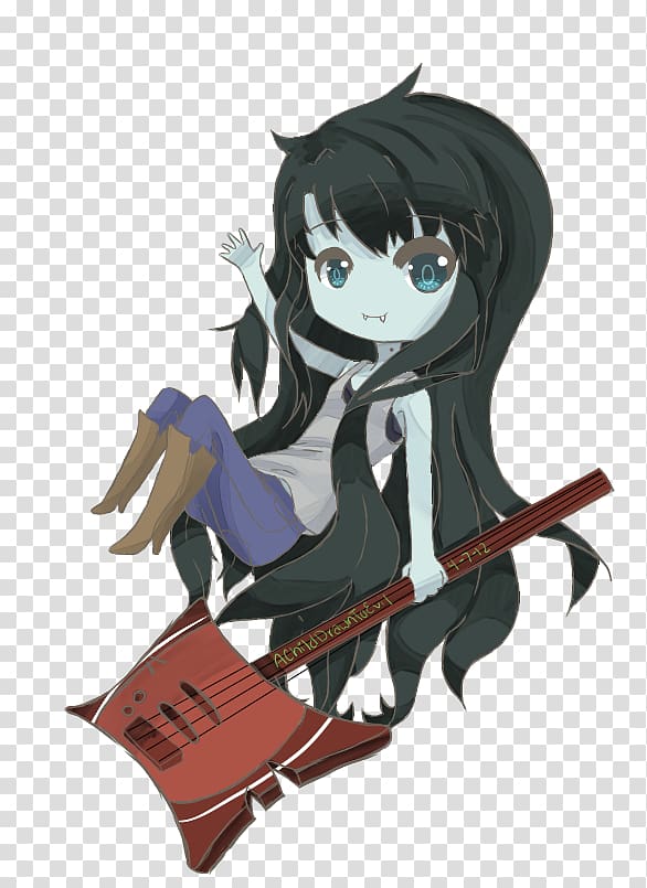 Marceline the Vampire Queen Fan art Drawing , natto transparent background PNG clipart