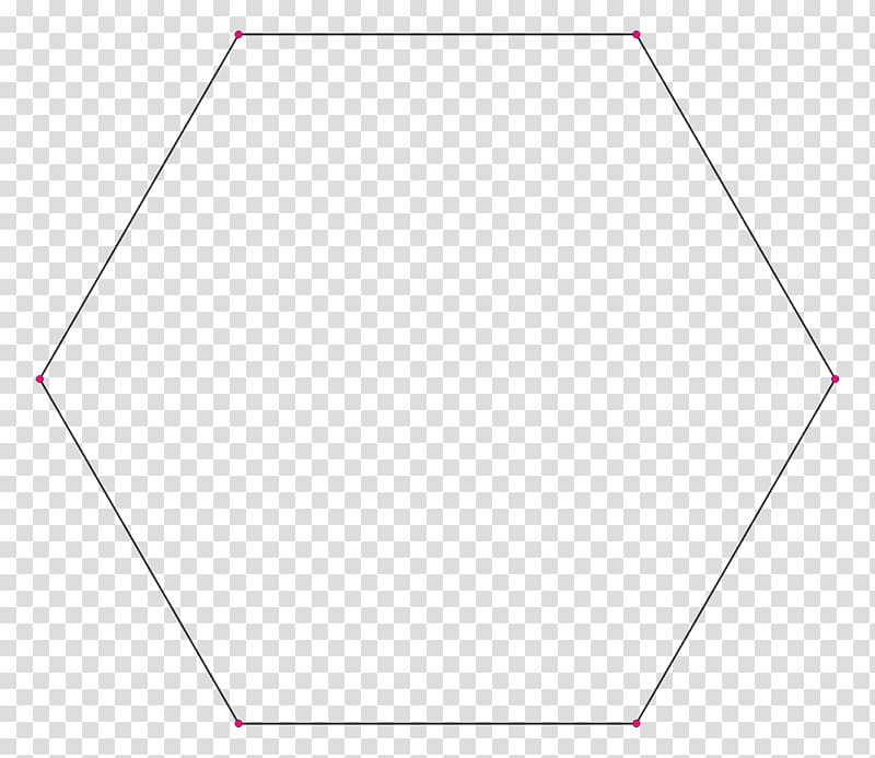 Hexagon Regular polygon Internal angle, polygonal transparent background PNG clipart