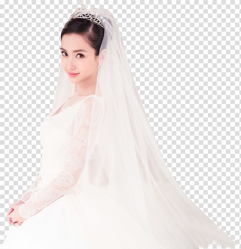 Wedding dress Bride Veil Headpiece, bride transparent background PNG clipart