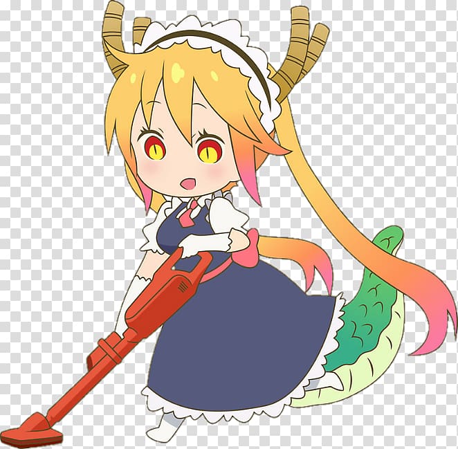 Miss Kobayashi\'s Dragon Maid Cleaner Anime, dragon transparent background PNG clipart