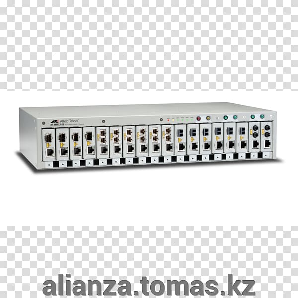 Fiber media converter Multi-mode optical fiber Computer network Allied Telesis, others transparent background PNG clipart