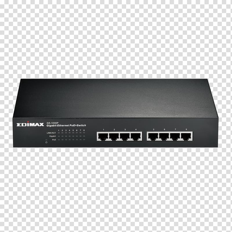 Power over Ethernet Network switch Gigabit Ethernet IEEE 802.3at, Ieee 8023u transparent background PNG clipart