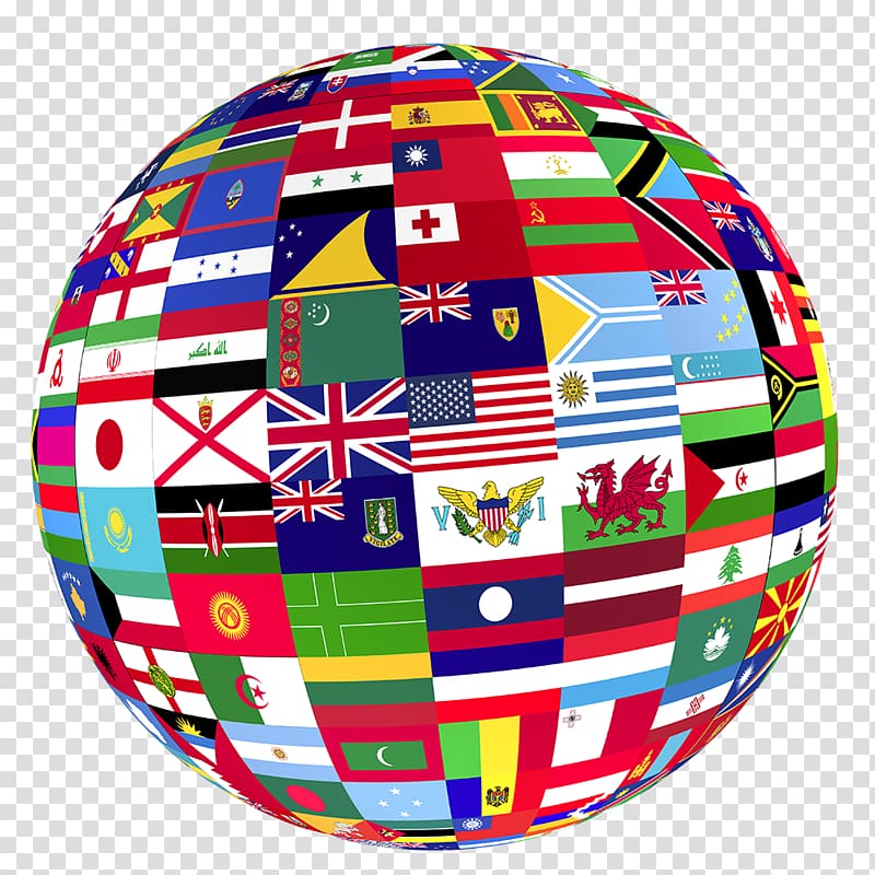 globe of flag illustration, Globe Flags of the World , World Globe transparent background PNG clipart