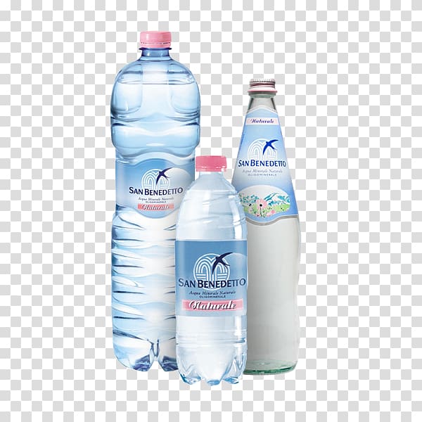 Acqua Minerale San Benedetto Mineral water Bottle Acqua Sant'Anna, water transparent background PNG clipart