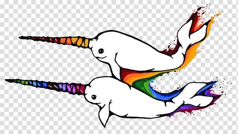 Rainbow Loom Narwhal Rainbow Shops , narwal transparent background PNG clipart