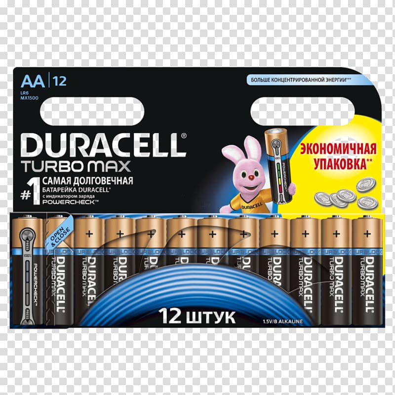 Battery charger Duracell Alkaline battery AA battery Electric battery, duracell transparent background PNG clipart