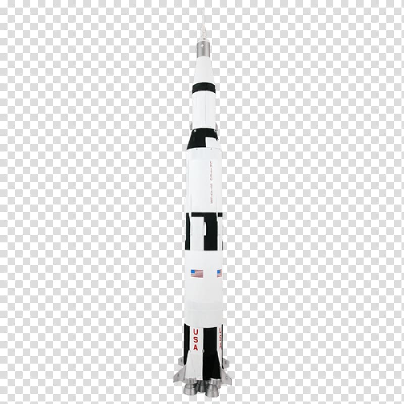 space rocket, Saturn V Rocket transparent background PNG clipart
