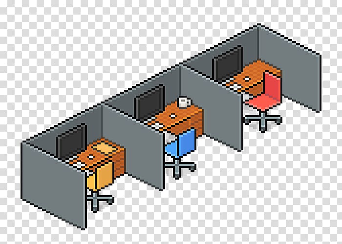 Isometric graphics in video games and pixel art Isometric projection Office, italy visa transparent background PNG clipart