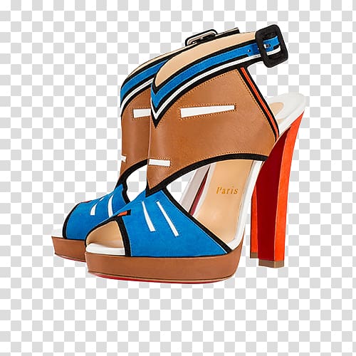 High-heeled footwear Handbag Designer Shoe Sandal, louboutin transparent background PNG clipart