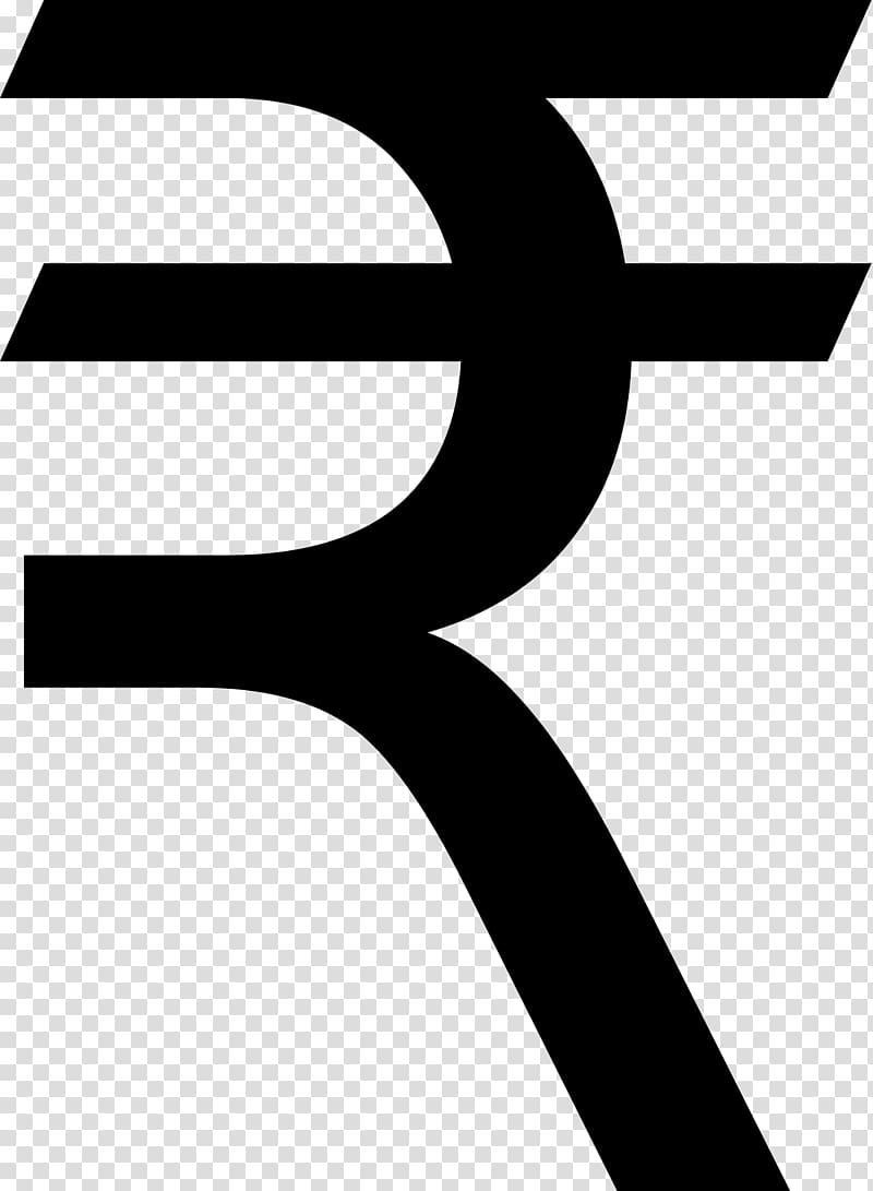 Indian rupee sign Currency symbol, rupee transparent background PNG clipart