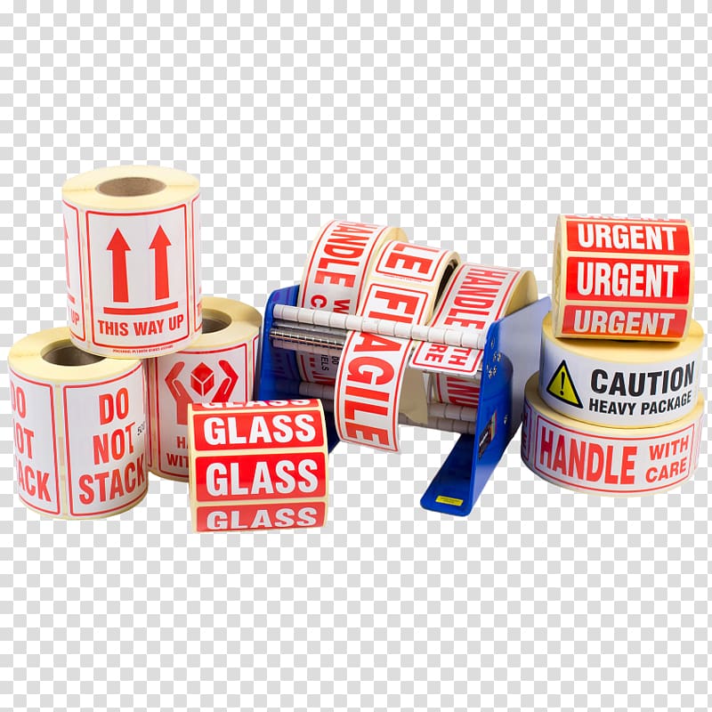 Label dispenser Mail Sticker Parcel, Danger tape transparent background PNG clipart