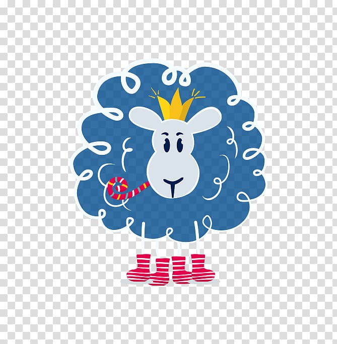 Sheep Goat, Creative cartoon sheep transparent background PNG clipart