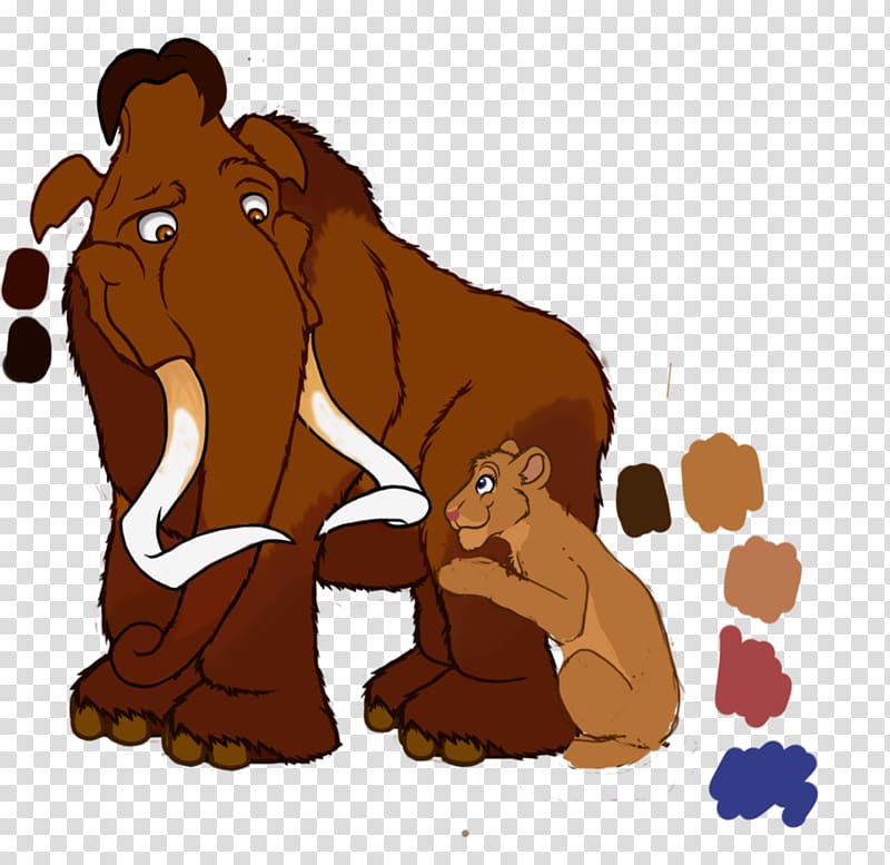 Manfred Sid Drawing Woolly mammoth Sketch, others transparent background PNG clipart