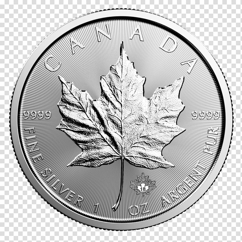 Canada Canadian Silver Maple Leaf Canadian Gold Maple Leaf Bullion coin, Canada transparent background PNG clipart