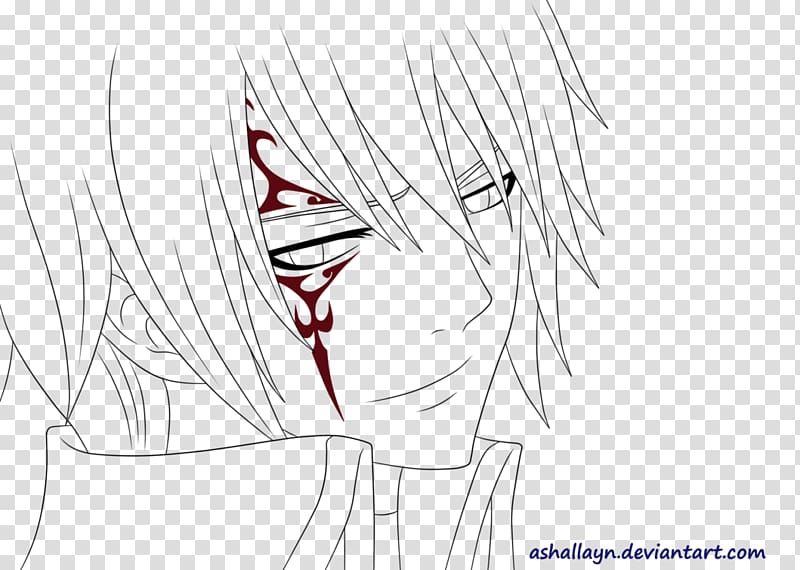 Jellal Fernandez Drawing Fairy Tail Erza Scarlet, journal tail footer line transparent background PNG clipart