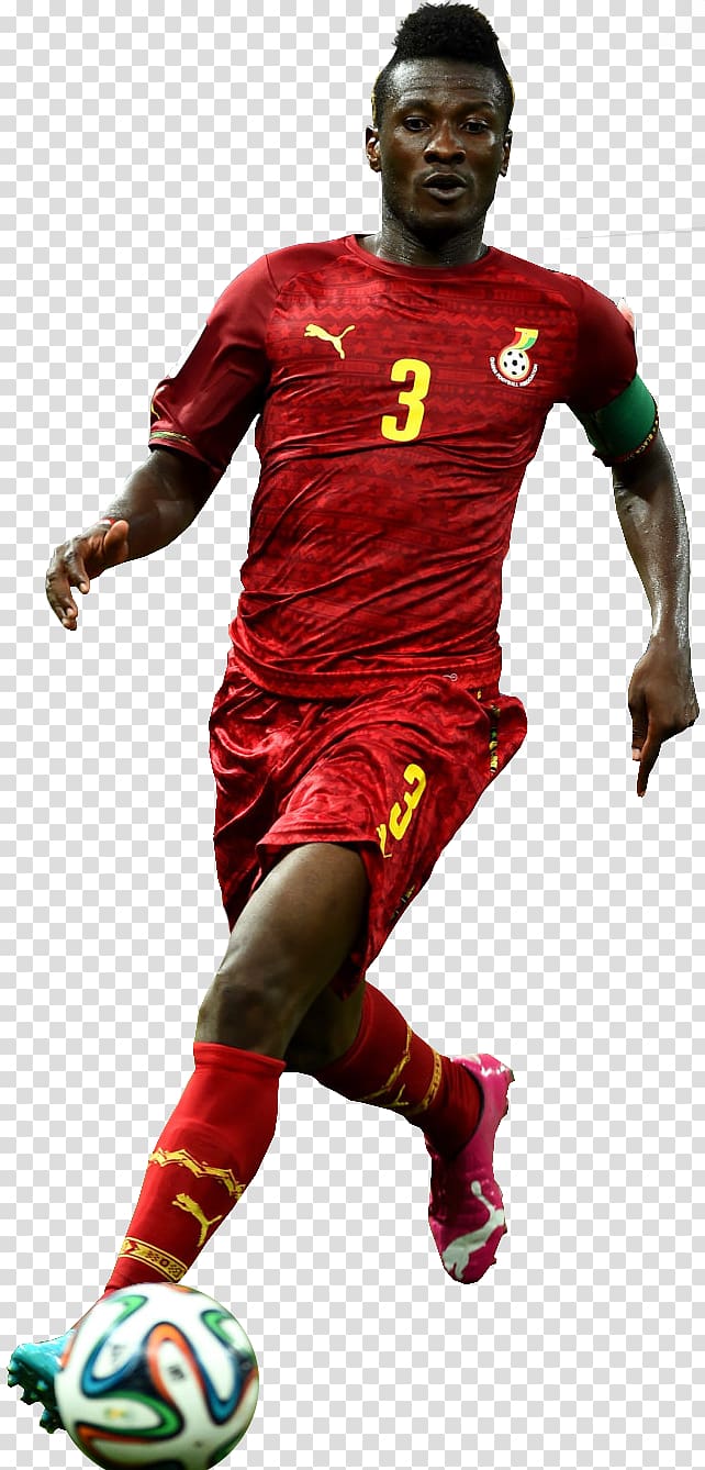 Asamoah Gyan Ghana national football team Football player Forward, joel campbell transparent background PNG clipart