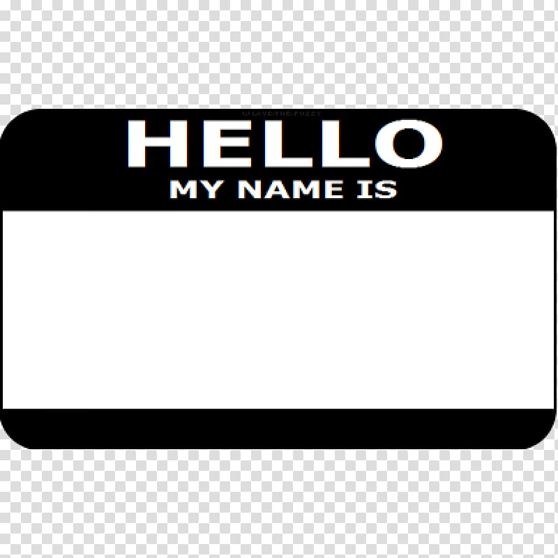 Sticker Name , hello transparent background PNG clipart