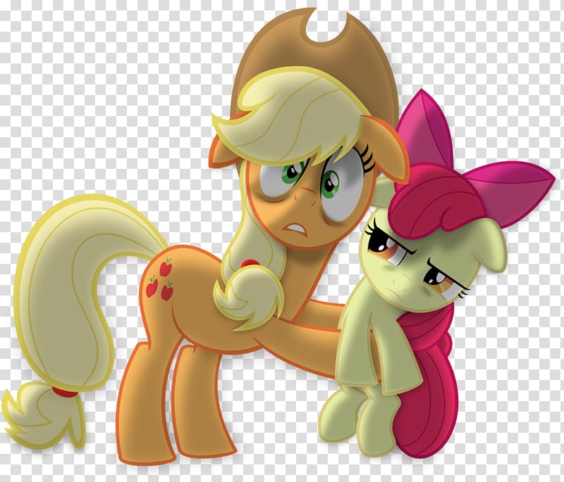 Applejack Apple Bloom Pony Fluttershy Rarity, whatever you re thinking think bigger transparent background PNG clipart