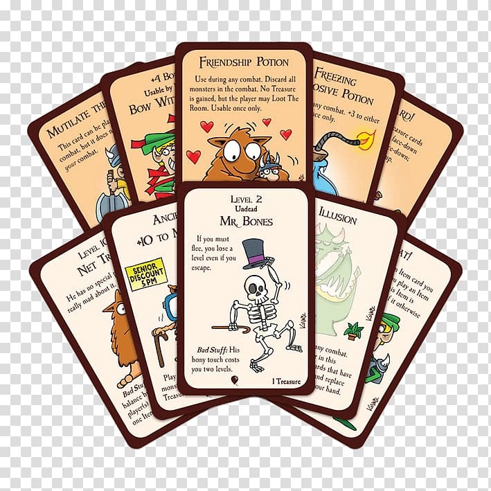 Munchkin Card game Steve Jackson Games Playing card, card game transparent background PNG clipart