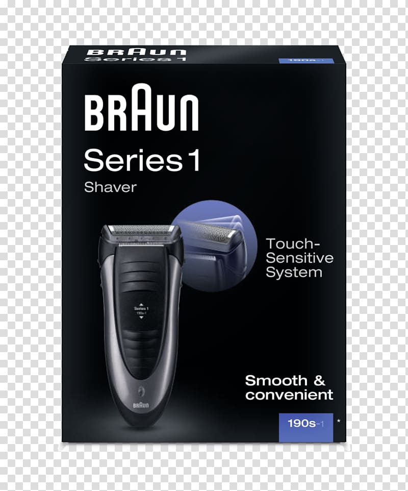 Braun Series 1 190s-1 Electric Razors & Hair Trimmers Shaving Braun Series 1 150, Razor transparent background PNG clipart