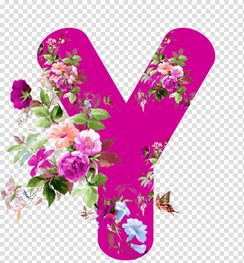 Butterfly Floral design Cut flowers Letter, butterfly transparent background PNG clipart