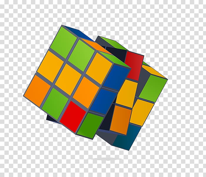 Rotating Cube Rubiks Cube, Rotating cube transparent background PNG clipart