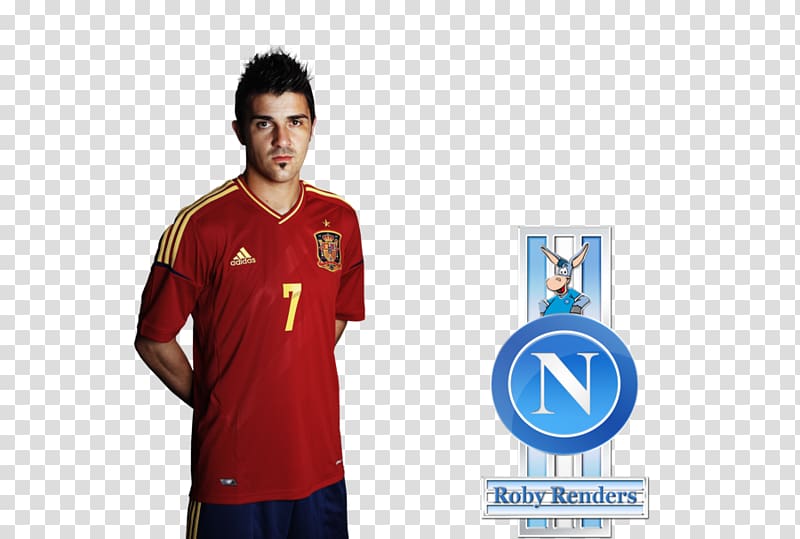 Spain national football team Rendering, David Villa transparent background PNG clipart