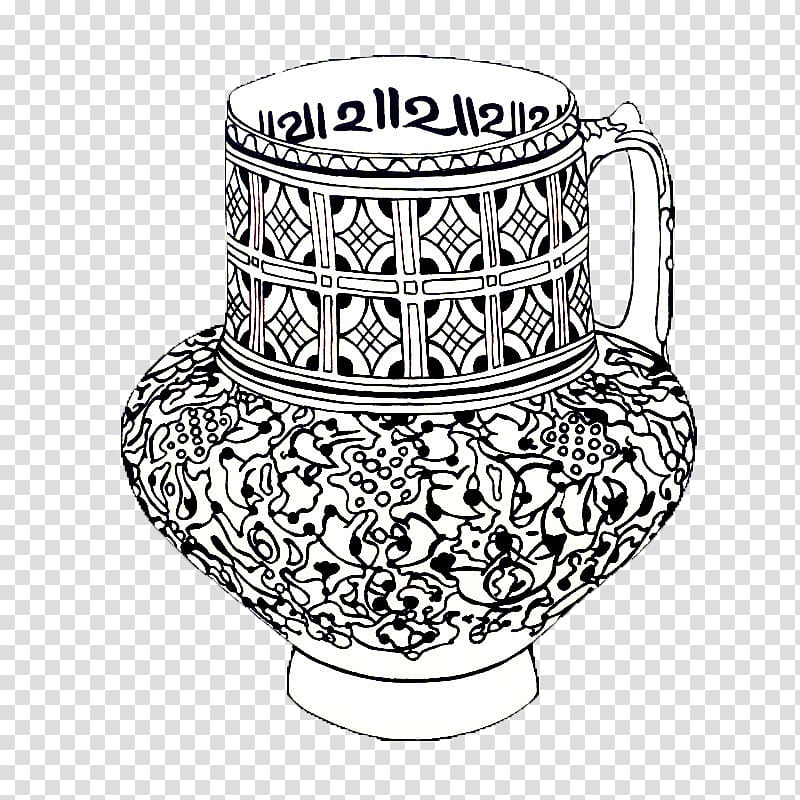 Islamic geometric patterns Illustration, A utensil of Islamic designs transparent background PNG clipart