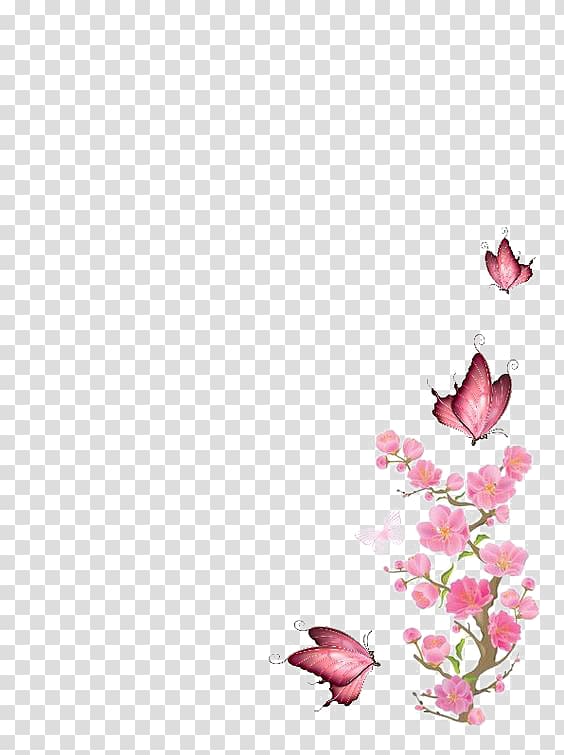 pink fly butterfly transparent background PNG clipart