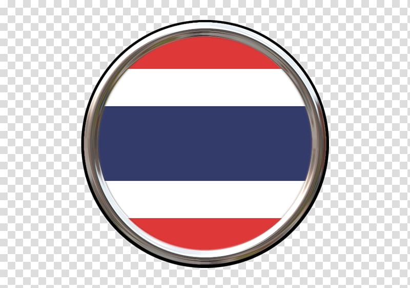Flag of Thailand Metal, Flag of Thailand metal frame material transparent background PNG clipart