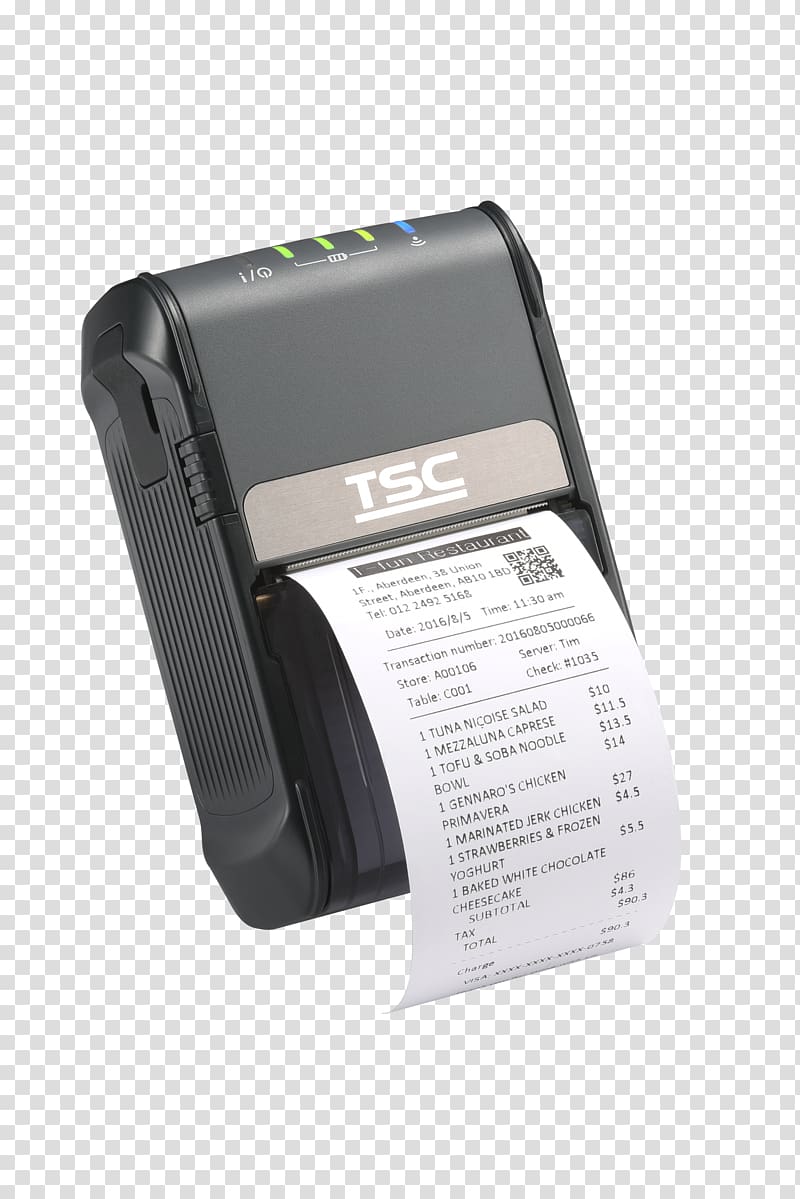 Label printer Thermal printing Barcode printer Thermal-transfer printing, printer transparent background PNG clipart