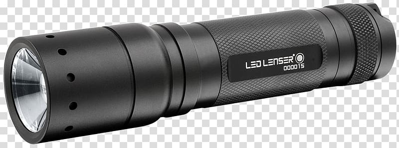 Flashlight LED Lenser T7.2 Light-emitting diode Zweibrueder Optoelectronics, phone flashlight transparent background PNG clipart