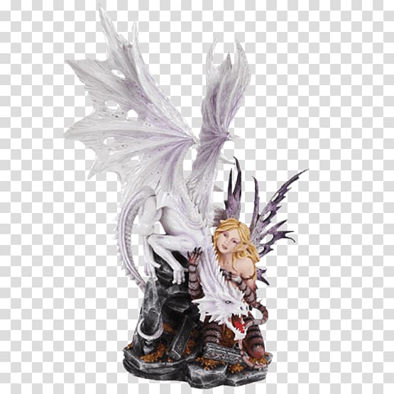Statue Figurine Chinese dragon Fairy, fiery dragon transparent background PNG clipart