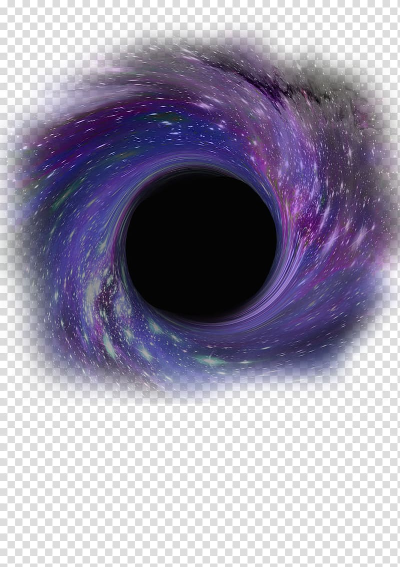Galaxy With Hole Illustration Black Hole Light Universe Spacetime